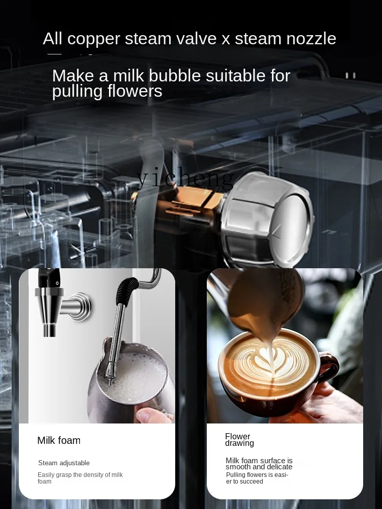 ZK Steam Water Boiler Commercial Restaurant Bar Milk Tea Shop Step-by-Step Stainless Steel Single Milk Frother 2
