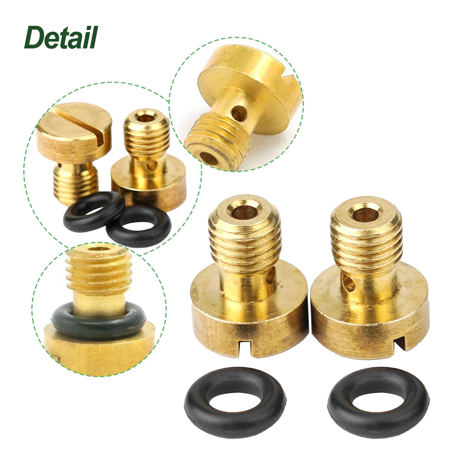 

2Pcs Carburetor Drain Screw Float Bowl For Kawasaki KZ650/1000 CB350/400F For CB100K Super Sport - 1970-1972 For CL100S Scrambl