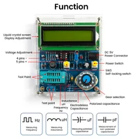 DC5V High Precision Digital Inductance and Capacitance Measuring Instrument LCD Frequency Meter with USB Data Cable DIY Kits 1