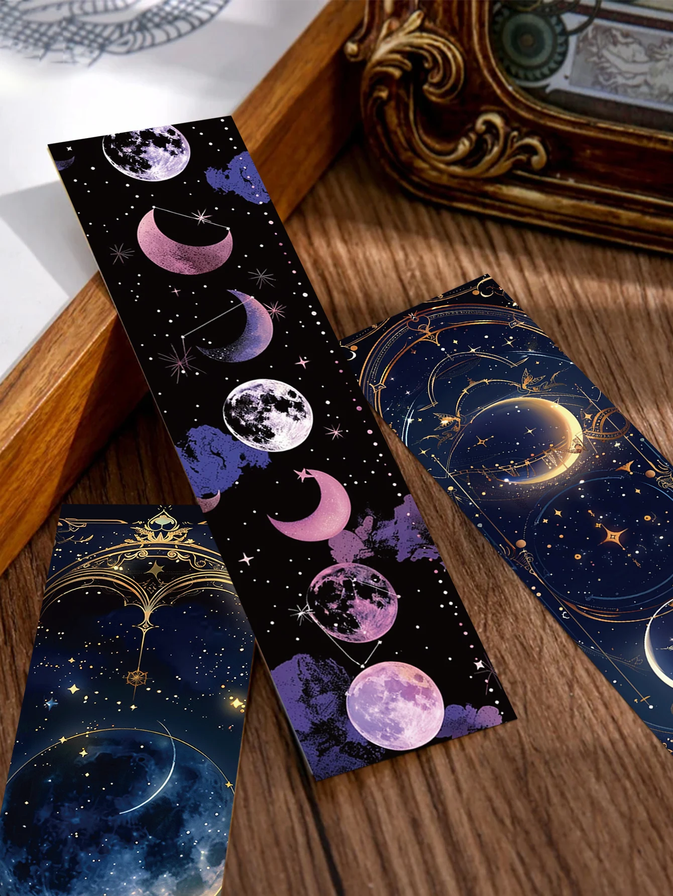 Baroque bookmarks 30pcs Reading pages Book annotated notebooks Paper cards Cosmic decoration Creative Student Gift stationery