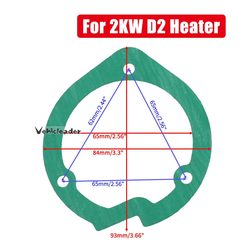 Diesel Heater 1/5/10pcs/lot 2KW 5KW Camping Truck Cab Diesel Heater Blower Fan Motor Gaskets For Eberspacher Airtronic D2/D4/D4S