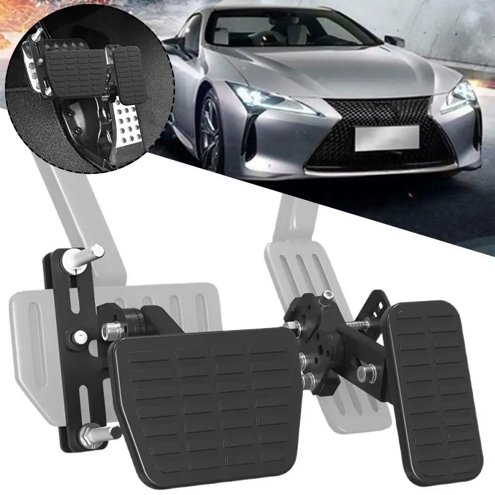 Gas And Brake Pedal Extenders for Short Drivers People Driving Cars Ride On Toys Adjustable Length & Angle Car Accessories Car Pedals