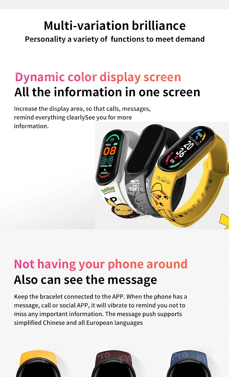Original 2022 Pokemon Pikachu Smart Digital Watch Rechargeable Smart Bracelet Sports Bracelet Children's Birthday GiftClock Original 2022 Pokemon Pikachu Smart Digital Watch Rechargeable Smart Bracelet Sports Bracelet Children's Birthday GiftClock
