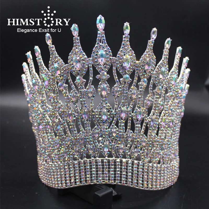 himstory-Роскошная-Мисс-Вселенная-большая-ab-женская-свадебная-круглая-тиара-королева-принцесса-короны-конкурсная-диадема-костюм-аксессуар-для-волос