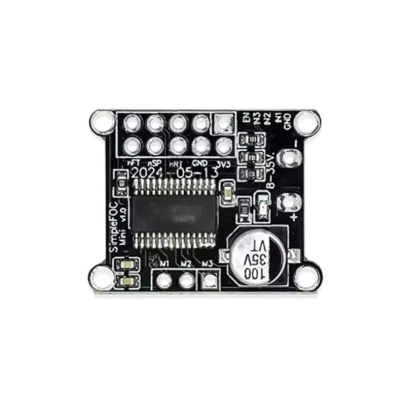 (신제품) 1Pc Simple FOC 미니 DRV8313 모듈 DC 브러시리스 모터 드라이버 보드 SVPWM 제어 DC 8-35V