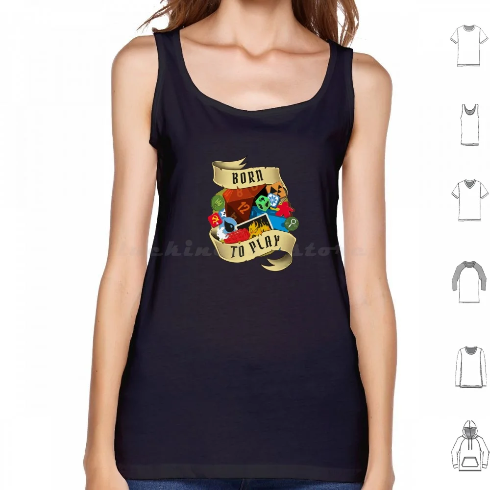 Nato Per Giocare Canotte Gilet Senza Maniche Giochi Da Tavolo Globomparadise Terraforming Gusto Heroquest Twilight Everdell Role Arkham