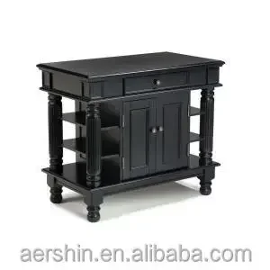 American Project Solid Wood Furniture Kitchen Cabinets Wood Kitchen Island