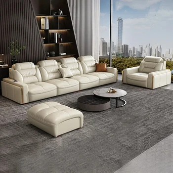 Italian Leather Sectional Sofa 3
