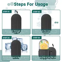 1/2/3 pièces rouleau de glace pour le visage soins de la peau du visage rouleau de glace rouleau pour le visage GuaSha ensemble d'outils pour le visage rouleau de Massage du visage contour de levage 6