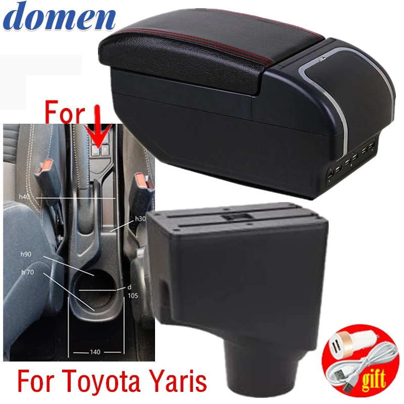 For Toyota Yaris Armrest For Toyota Yaris hybrid Car Armrest box 2020