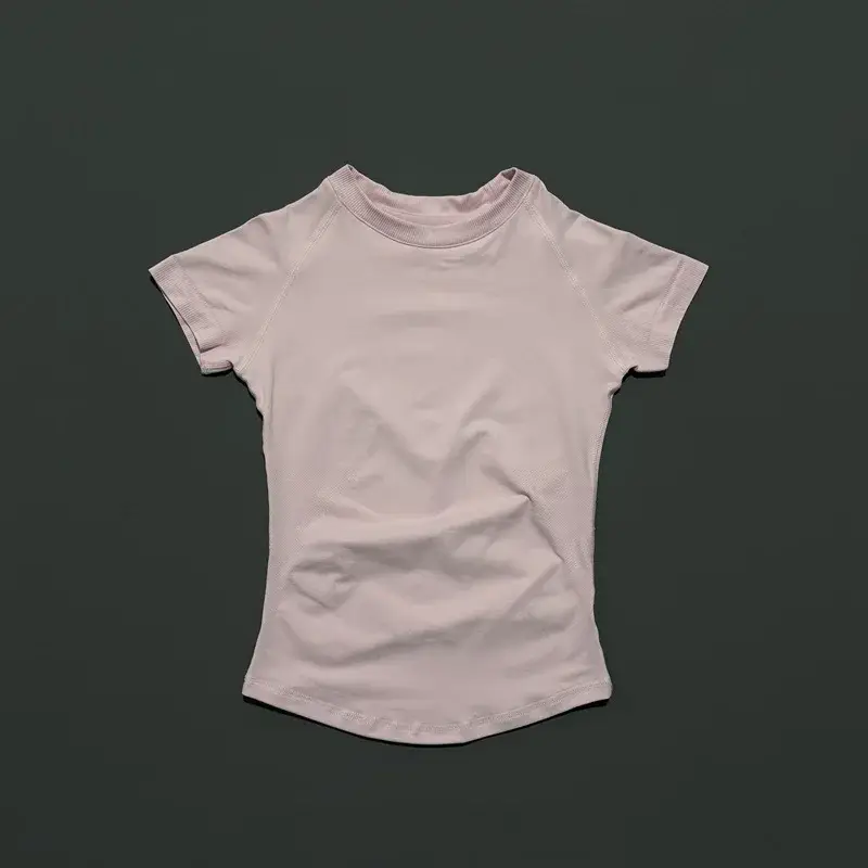 HISTELLO Sport Short Sleeve Top Seamless Yoga Leotard Clothing Women Running Sports T Shirt Workout Shirts Fitness Sports Vest - Image 19