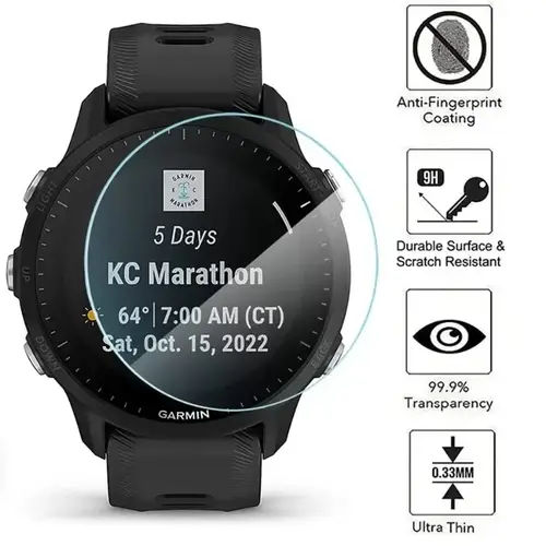 Tempered Glass for Garmin Forerunner 165 965 945 935 220 225 230 235 255s 735XT 620 630 Watch Anti Scratch Screen Protector Film - Image 3