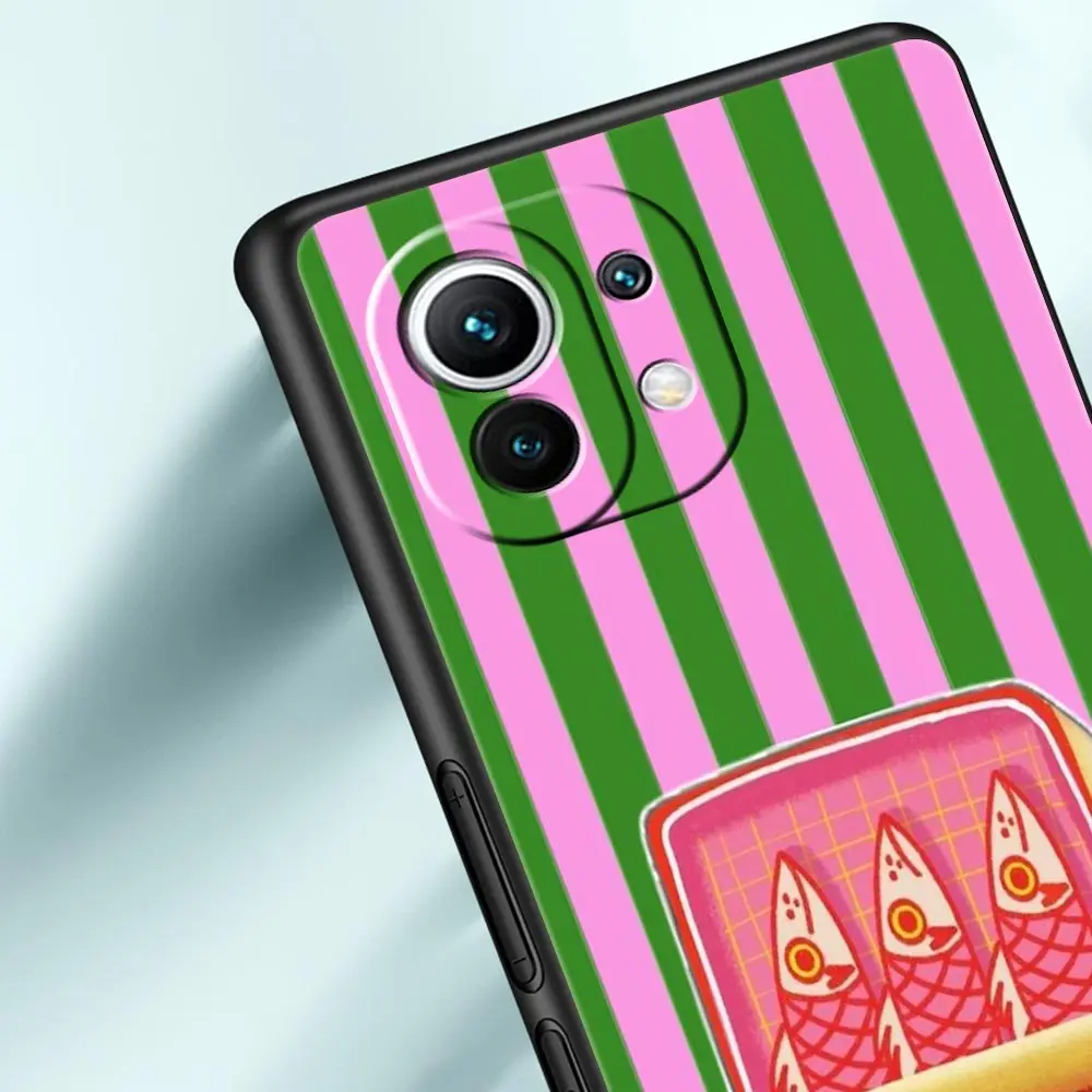 Funny Fish Sardines Laser Soft TPU Phone Case Cover