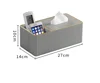 Tissue Box, Living Room Paper Drawer, Desktop Multifunctional Remote Control Storage Box 6