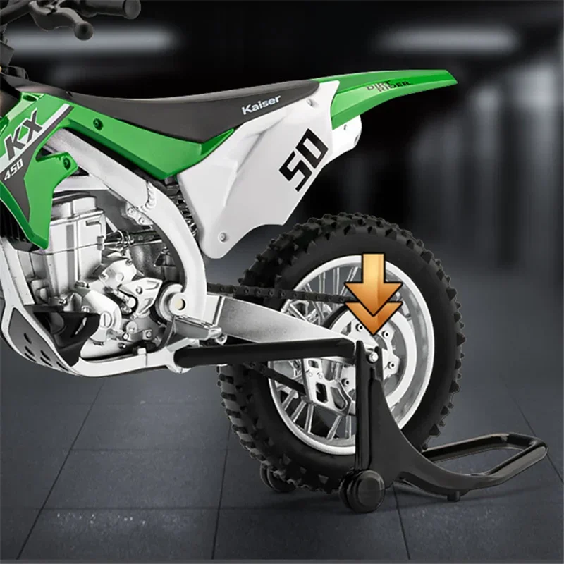 1:12 kawasaki KX450 Cross-Country Motorcycle Model Simulation Street Motorcycle Model Static Collection Children Toy Gift 4
