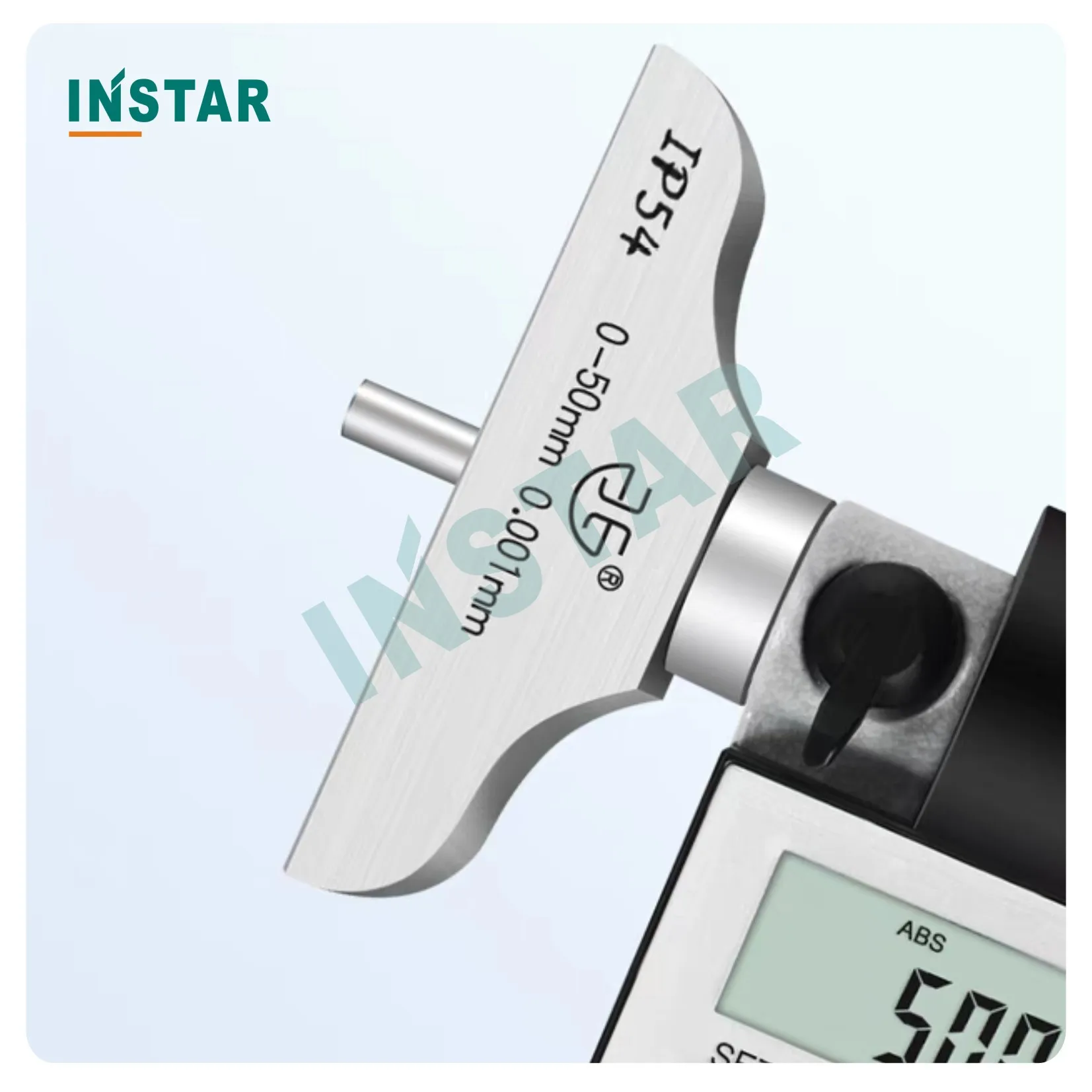 디지털 깊이 마이크로미터 플랫 엔드 0-25mm 0-50mm 0-100mm 0-150mm 0-200mm 0-300mm IP54 프루프 0.001mm DIN40050 IEC529 DIN 표준