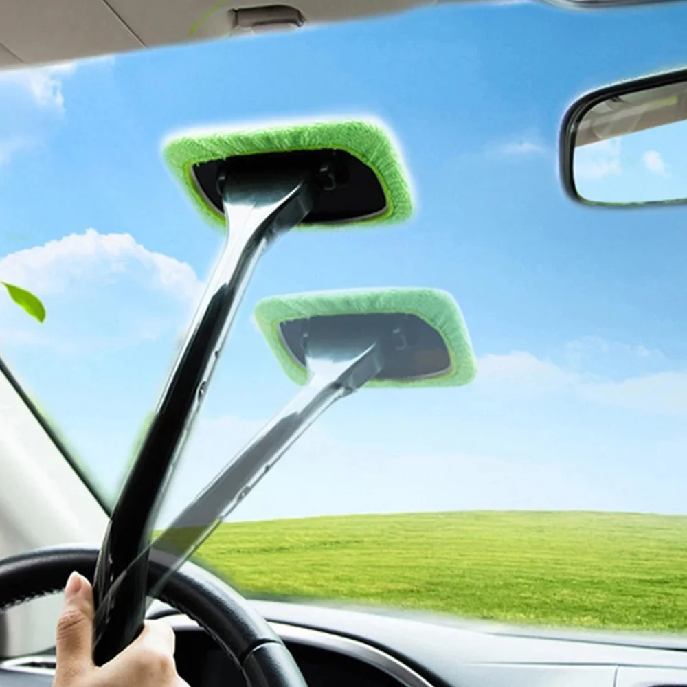 Car Window Cleaner Brush Kit Windshield Cleaning Wash Tool Inside