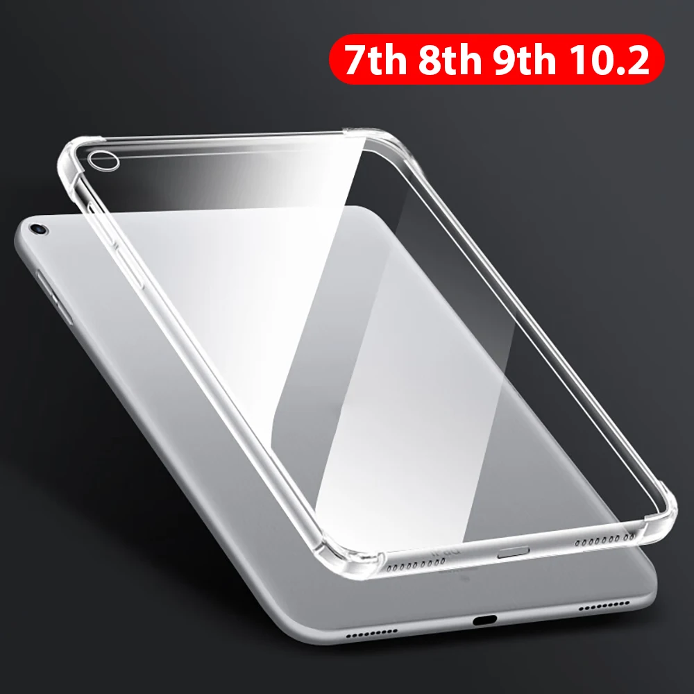 Crystal-Clear Four-Corner Airbag Shockproof Tablet Case