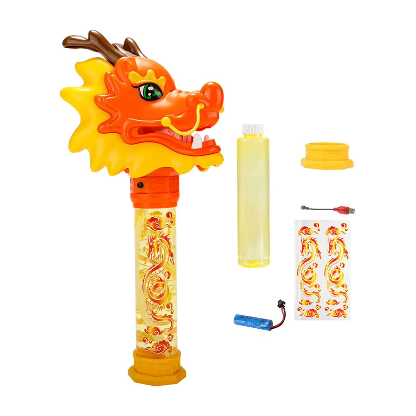 Automatic Bubble Maker Party Favors Dragon for Holiday Backyard Garden