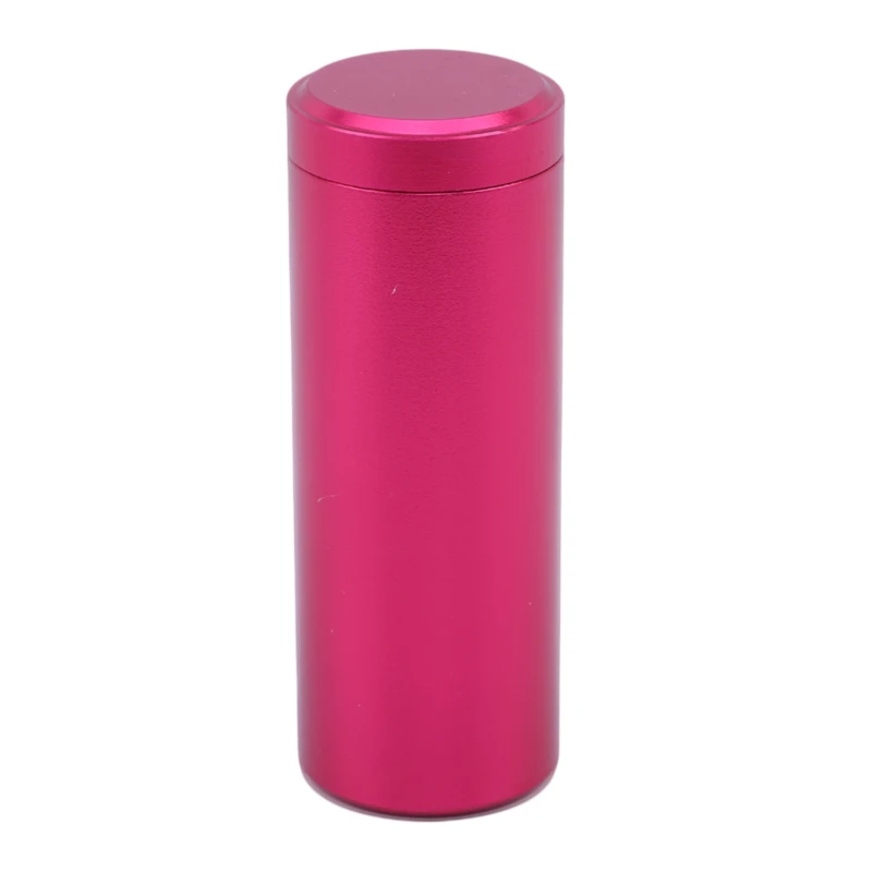 Tea Caddy Mini Aluminum Storage Boxes Sealed Coffee Powder Cans Tea Leaves Container Portable Travel Caddy Organizer tea tin box tea canister airtight container