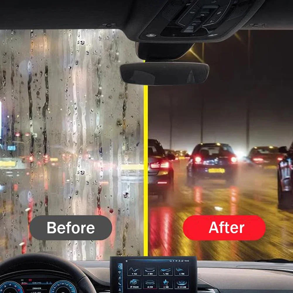 1-3Pcs Car Windshield Glass Cleaner Liquid 100ml Removes Dirt Oil Film Agent Windshield Oil Film Removal Car Maintenance Tools