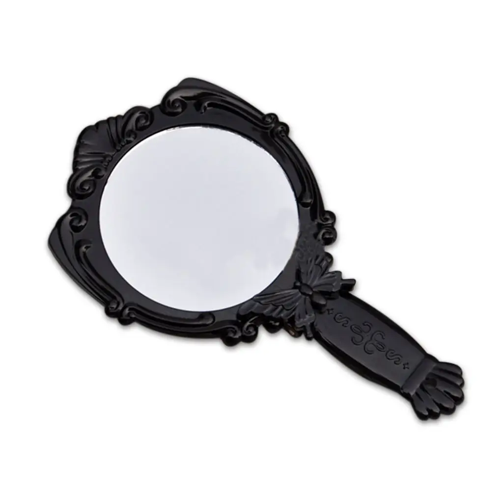 

Portable Butterfly Foldable Handle Cosmetic Mirrors with Round Shaped Mirror