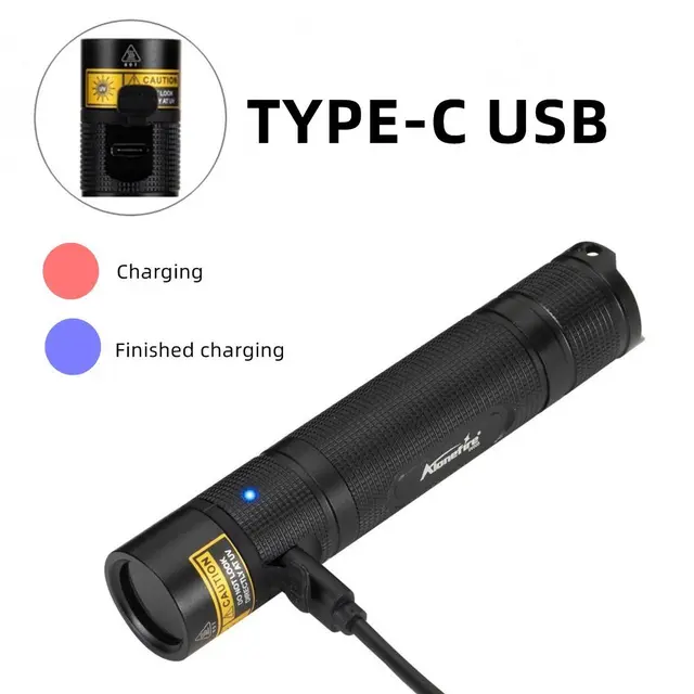 Torcia UV 365nm 10W Ricaricabile USB-C | Rilevatore Urina Animali E Soldi | Portatile Per Resina E Scorpioni - Foto 4