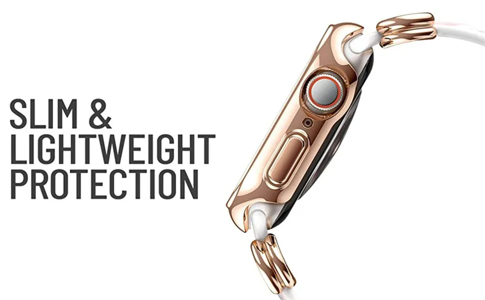 Case For Apple Watch 7/6/5/4/SE3/SE2/SE (40/41mm) I-BLASON Cosmo Luxe Series Stylish Protective Case with Adjustable Soft Strap