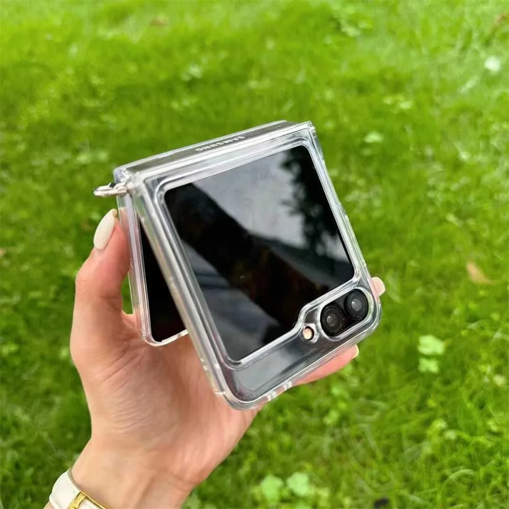 Clear Silicone Cover with Metal Buckle and Loadable Lanyard