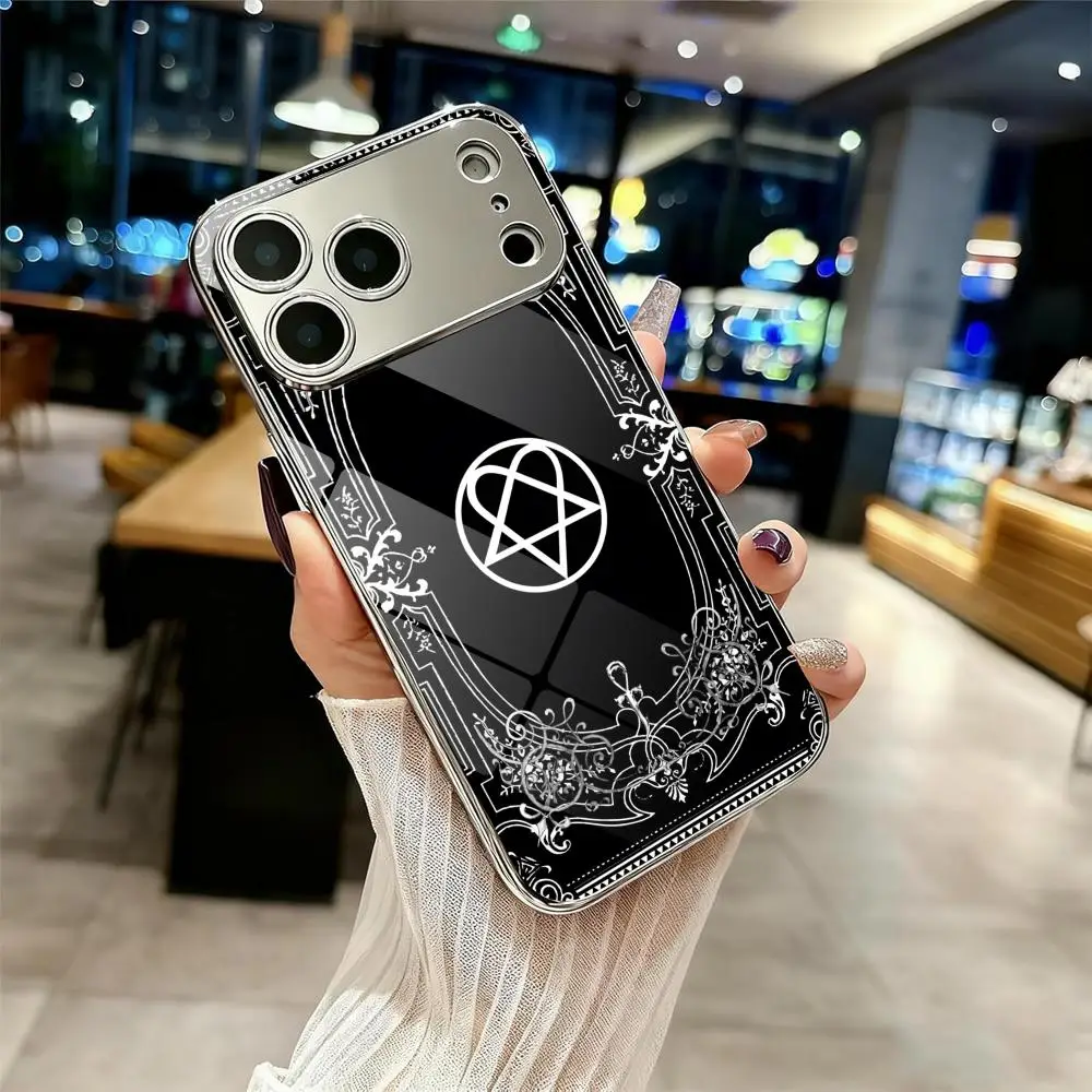 Premium Electroplated Metal Bumper Shockproof Phone Case by ROCK Band
