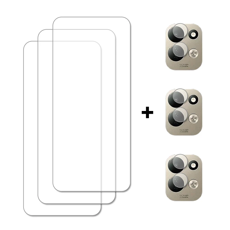 Premium Tempered Glass Screen & Camera Lens Protector