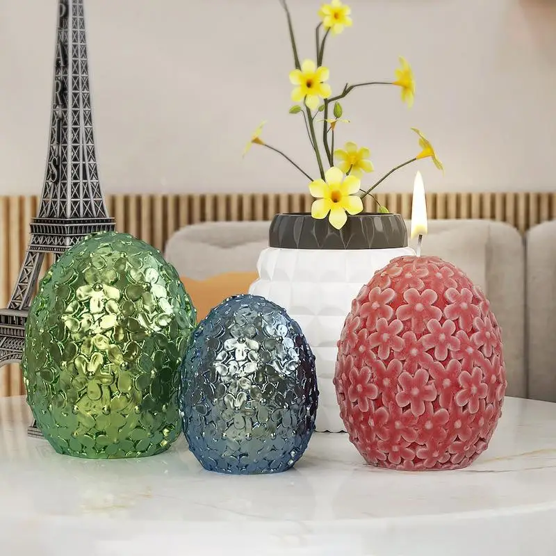 Description Picture 6 of item3D Rose Ball Aromatherapy Candle Soap Mould Rose Flower Cake Decoration Scented Candle Mold Soap Mould Craft Wedding Decor