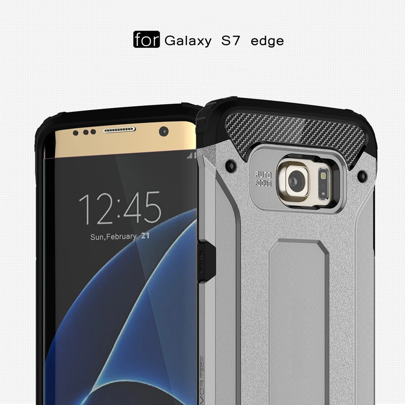 Phone Case For Galaxy S7 Edge / G935 Tough Armor TPU + PC Combination Case