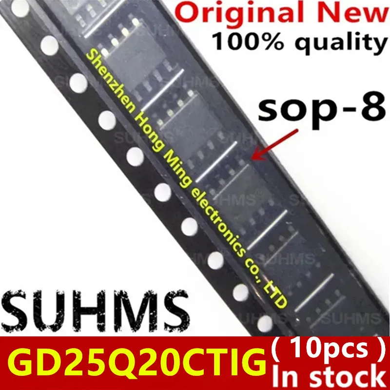 

Набор микросхем GD25Q20CTIG 25Q20CT sop-8, 10 шт., 100% г.