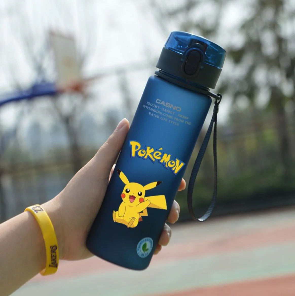 Pikachu Pokemon Water Bottle  Pikachu Plastic Water Bottle - Animation  Derivatives/peripheral Products - Aliexpress