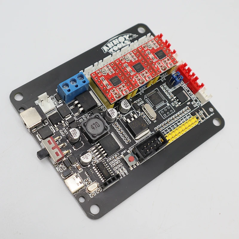 GRBL CNC 라우터 컨트롤러 3축 스테퍼 모터 드라이버 연결 300W 스핀들 더블 Y축 USB 드라이버 보드 (CNC 레이저용)