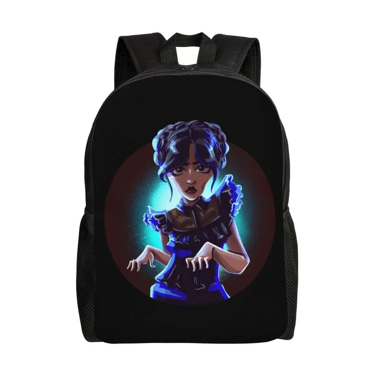 

Wednesday Addams Darker Travel Backpack Men Women School Laptop Bookbag College Student Daypack Bags