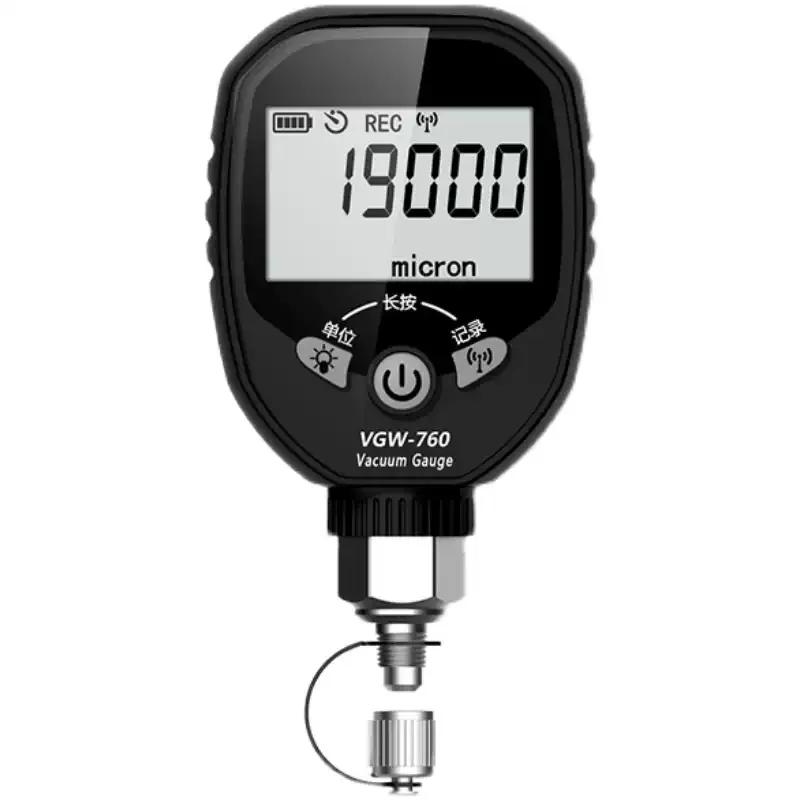 Intelligent Digital Vacuum Meter VGW-760 High Precision Digital Display Electronic Refrigerant Vacuum Pressure Gauge