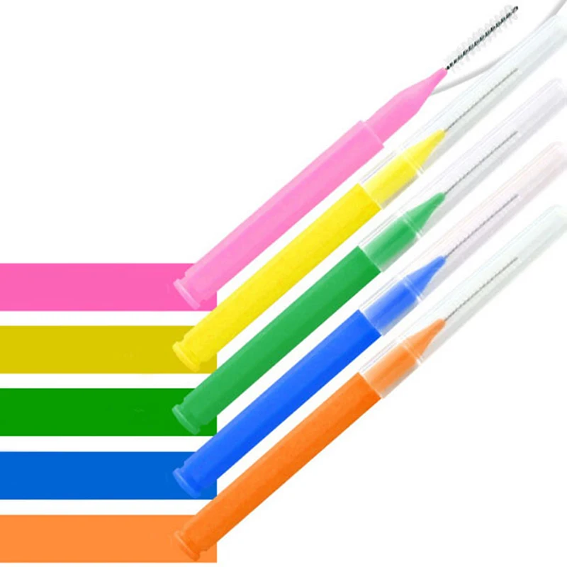 30개/세트 치간 칫솔 치실 치아 구강 청결 위생 이쑤시개