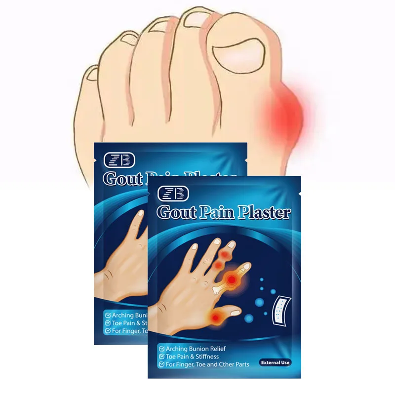 

8/16pcs ZB Bunion Gout Pain Relief Patch Toe Joint Valgus Corrector Cream Hallux Knee Lumbar Arthritis Treatment Medical Plaster