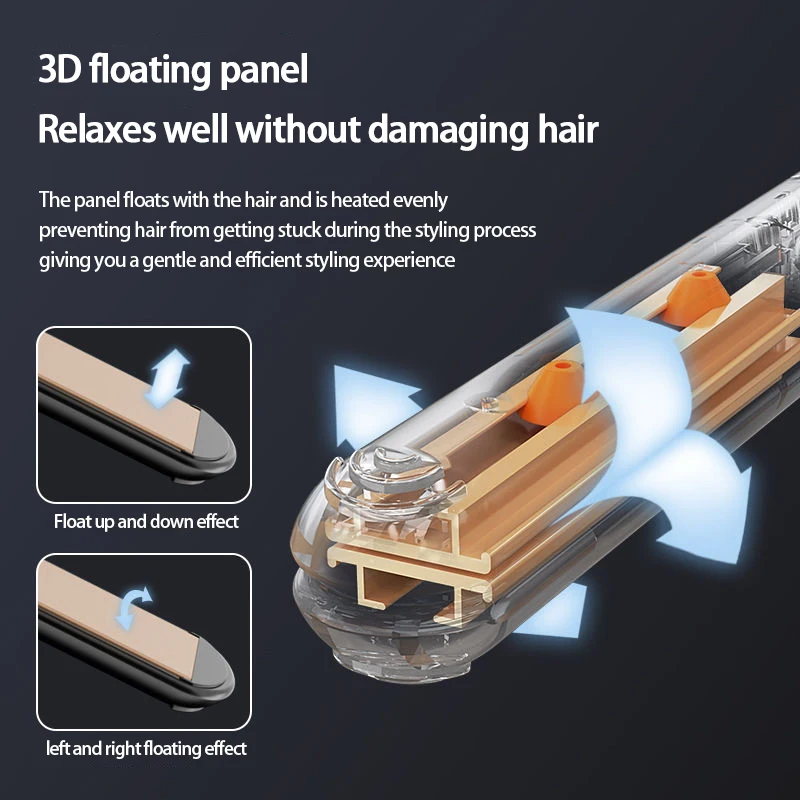 High Quality Electric Hair Brush Straight Curl 2 in 1 For Xiaomi 10 Seconds Fast Heating Unisex Straight Hair Brush Styling Tool 5