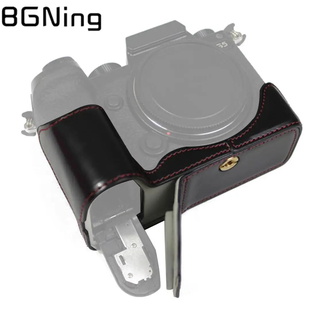 PULeatherCameraCaseHalfBagforFujifilmXS10XT2XT3XT4