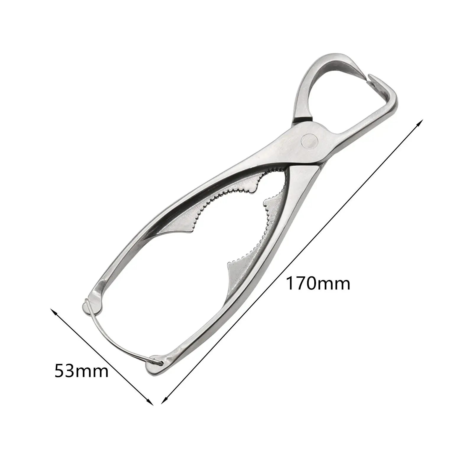 Tea Tongs Portable Comfortable Handle Stainless Steel Tea Pliers for Brick Red Puer Cake Easy to Open Hard Cakes