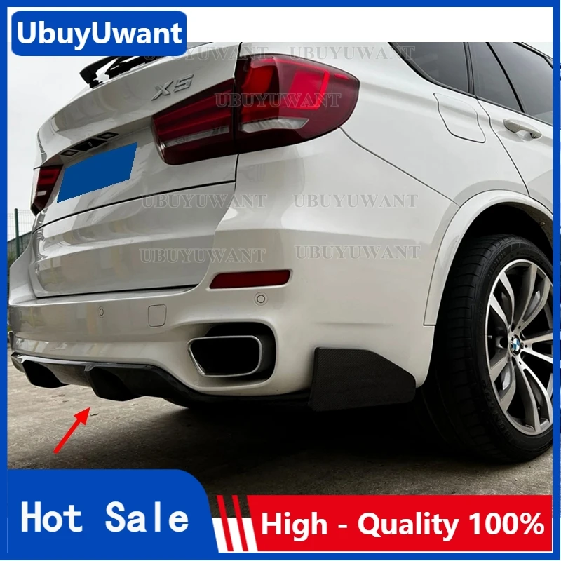 

Carbon Fiber/FRP Unpainted Black Rear Bumper Lip Diffuser Splitter MP Style Spoiler For BMW X5 F15 M Sport 2014-2018 Car Styling