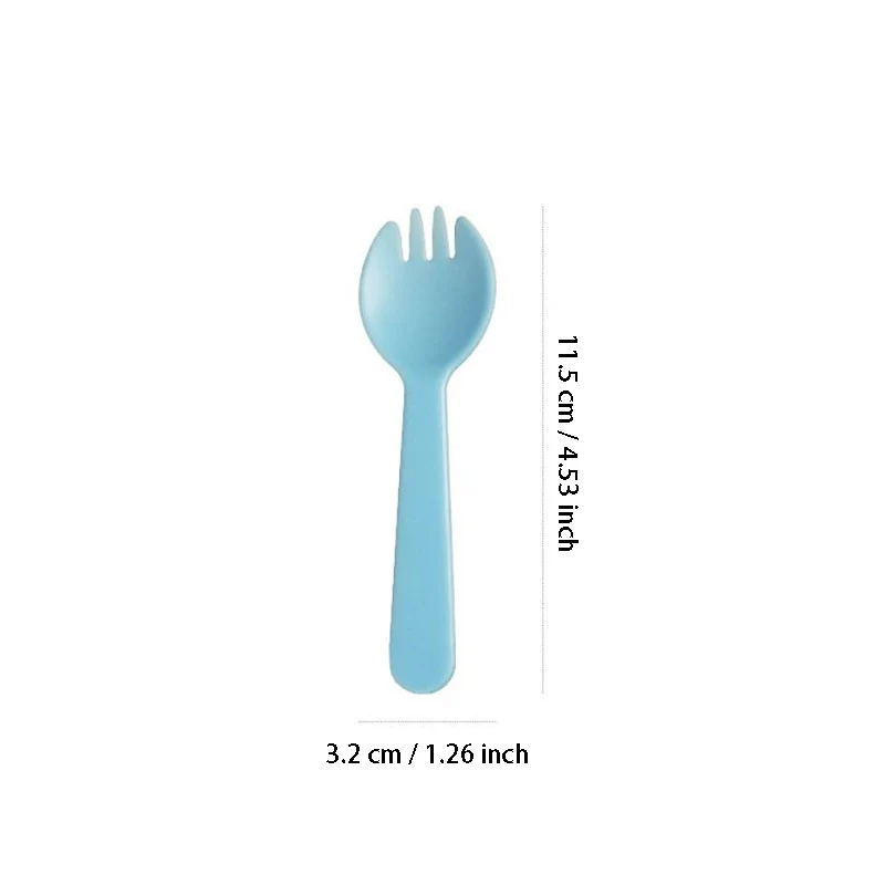 Party Disposable Tableware 100pcs/set Disposable Plastic Spoons Forks for Cake Ice Cream Salad Fruit Dessert Soup Tea Coffee Party Cake Baking Shop Supply