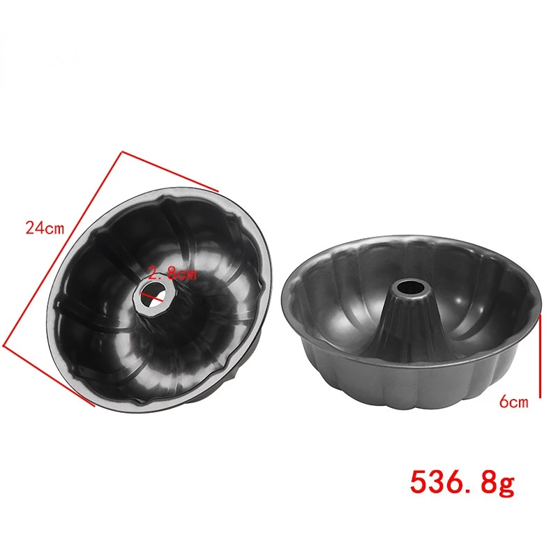 Bundt Cake Pan Nonstick, Fluted Tube Cake Pans For Baking, Heavy Duty  Carbon Steel Tube Pan Baking Mold For Jello - AliExpress