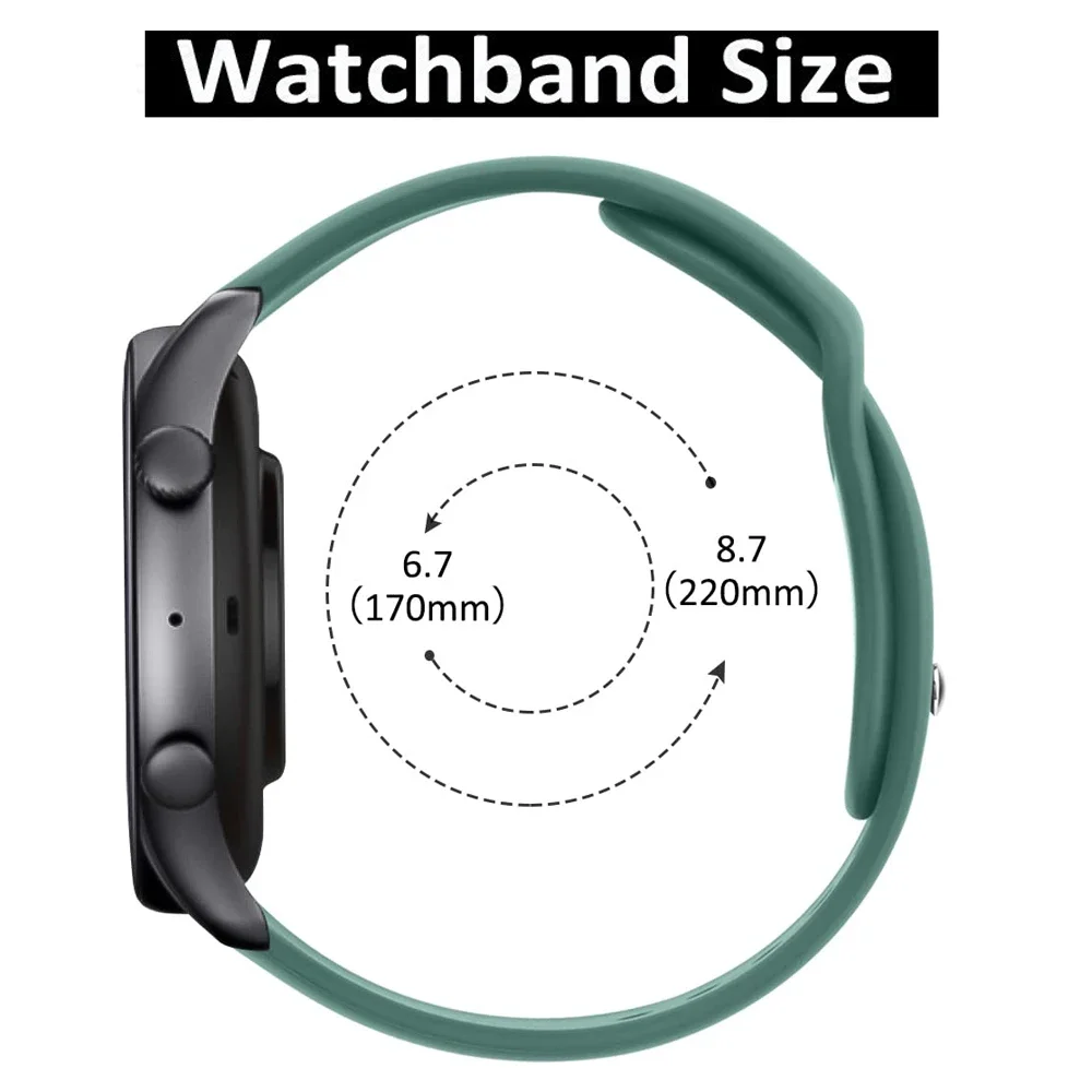 Colorful Silicone Sports Strap