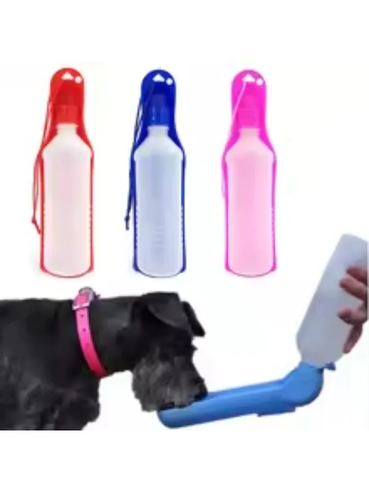 小型大型犬用ポータブルペットドッグウォーターボトル旅行子犬猫飲用カップ屋外ペットウォーターディスペンサーフィーダーペット製品 小型大型犬用ポータブルペットドッグウォーターボトル旅行