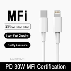 Premium MFi - Certified 30W USB - C to Lightning Fast Charging Cable - 1.8m (PD 30W)