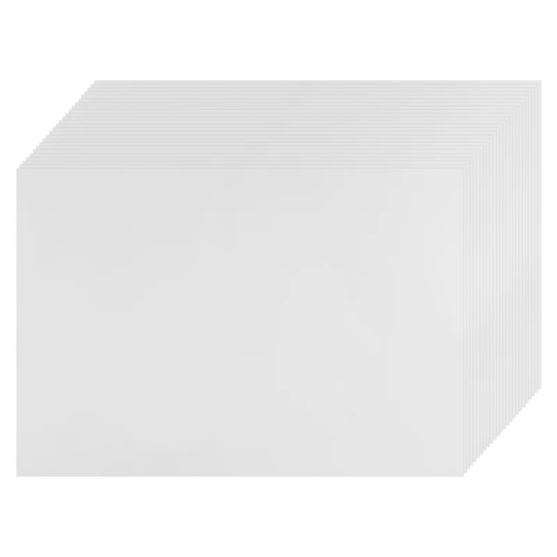 A12E-25 시트 인쇄용 비닐 스티커 용지 자체 접착 방수 매트 흰색 인쇄 용지 시트, 잉크젯 프린터 용